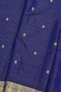 Kancheepuram Silk Navy Blue Saree