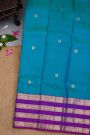 Kancheepuram Silk Sea Blue Saree