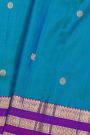Kancheepuram Silk Sea Blue Saree