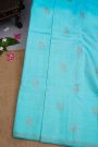 Kancheepuram Silk Sky Blue Saree