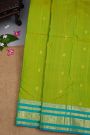 Kancheepuram Silk Parrot Green Saree