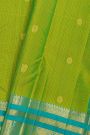 Kancheepuram Silk Parrot Green Saree