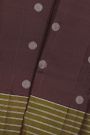 Kancheepuram Silk Dark Brown Saree