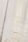 Kancheepuram Silk Off White Pattu Dhoti