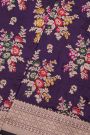 Banarasi Silk Violet Saree