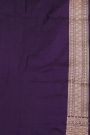 Banarasi Silk Violet Saree