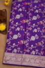 Banarasi Silk Violet Saree