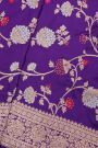 Banarasi Silk Violet Saree