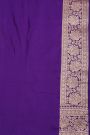 Banarasi Silk Violet Saree