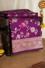 Banarasi Silk Purple Saree