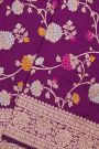 Banarasi Silk Purple Saree