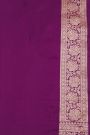 Banarasi Silk Purple Saree