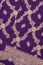 Banarasi Silk Violet Saree