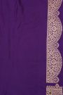 Banarasi Silk Violet Saree
