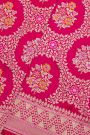 Banarasi Silk Rani Pink Saree