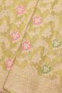 Banarasi Silk Light Yellow Saree