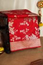 Banarasi Silk Red Saree