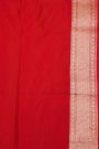 Banarasi Silk Red Saree