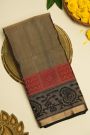 Coimbatore Silk Brown Saree