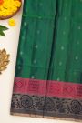 Coimbatore Soft Silk Bottle Green Saree