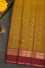 Coimbatore Soft Silk Mustard Saree