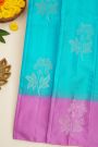 Coimbatore Soft Silk Sky Blue Saree