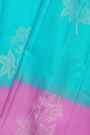 Coimbatore Soft Silk Sky Blue Saree