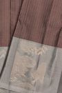 Coimbatore Soft Silk Dark Brown Saree