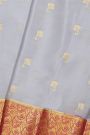 Mysore Crepe Grey Saree