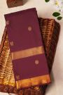 Kancheepuram Silk Wine Saree