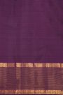 Kancheepuram Silk Dark Purple Saree