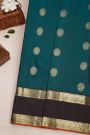 Kancheepuram Silk Teal Blue Saree