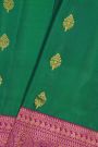 Kancheepuram Silk Bottle Green Saree