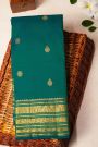 Kancheepuram Silk Teal Blue Saree