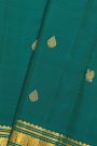 Kancheepuram Silk Teal Blue Saree