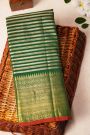 Kancheepuram Silk Bottle Green Saree