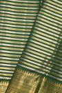Kancheepuram Silk Bottle Green Saree