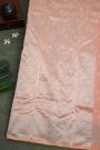 Chanderi Sico Peach Saree