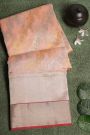 Chanderi Sico Peach Saree