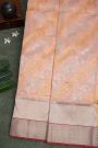 Chanderi Sico Peach Saree