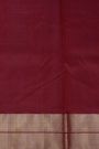 Chanderi Sico Red Saree
