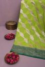 Kaddi Georgette Light Green Saree