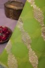 Kaddi Georgette Light Green Saree