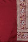 Banarasi Silk Maroon Saree