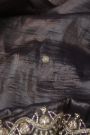 Designer Organza Brown Saree