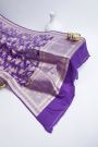 Banarasi Silk Purple Saree