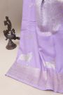 Banarasi Tussar Lavender Saree