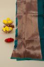 Banarasi Silk Peacock Blue Saree