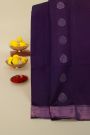 Matka Silk Purple Saree