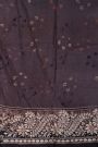 Designer Tussar Brown Saree